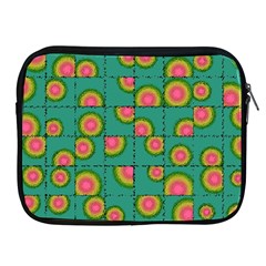 Tiled Circular Gradients Apple Ipad 2/3/4 Zipper Cases by linceazul