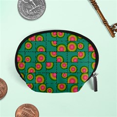 Tiled Circular Gradients Accessory Pouches (small)  by linceazul