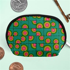 Tiled Circular Gradients Accessory Pouches (medium)  by linceazul