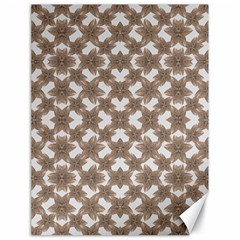 Stylized Leaves Floral Collage Canvas 18  X 24   by dflcprints