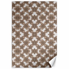 Stylized Leaves Floral Collage Canvas 20  X 30   by dflcprints