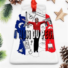 Marine Le Pen Bell Ornament (two Sides) by Valentinaart