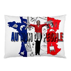 Marine Le Pen Pillow Case (two Sides) by Valentinaart