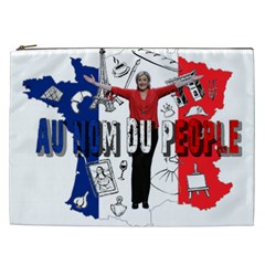 Marine Le Pen Cosmetic Bag (xxl)  by Valentinaart