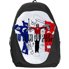 Marine Le Pen Backpack Bag by Valentinaart