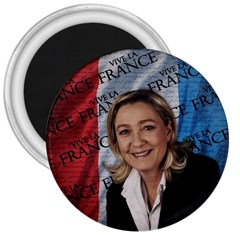 Marine Le Pen 3  Magnets by Valentinaart