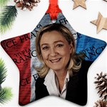 Marine Le Pen Ornament (Star) Front