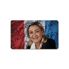 Marine Le Pen Magnet (name Card) by Valentinaart