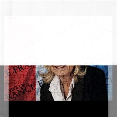 Marine Le Pen Rectangular Jigsaw Puzzl by Valentinaart