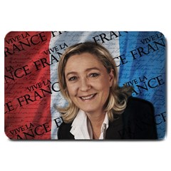 Marine Le Pen Large Doormat  by Valentinaart