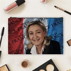 Marine Le Pen Cosmetic Bag (large)  by Valentinaart