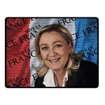 Marine Le Pen Fleece Blanket (Small) 50 x40  Blanket Front