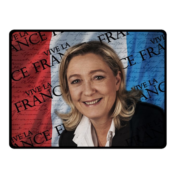 Marine Le Pen Fleece Blanket (Small)