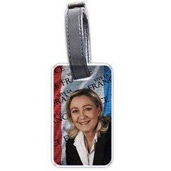 Marine Le Pen Luggage Tags (one Side)  by Valentinaart