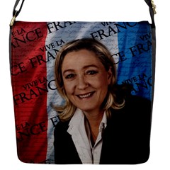 Marine Le Pen Flap Messenger Bag (s) by Valentinaart