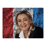 Marine Le Pen Double Sided Flano Blanket (Mini)  35 x27  Blanket Back