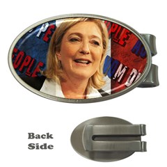 Marine Le Pen Money Clips (oval)  by Valentinaart