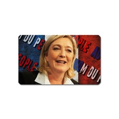 Marine Le Pen Magnet (name Card) by Valentinaart