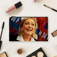 Marine Le Pen Cosmetic Bag (medium)  by Valentinaart