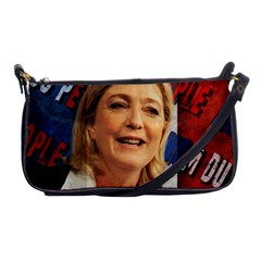 Marine Le Pen Shoulder Clutch Bags by Valentinaart