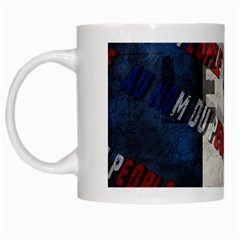 Marine Le Pen White Mugs by Valentinaart