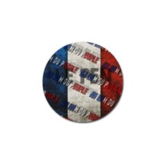 Marine Le Pen Golf Ball Marker by Valentinaart