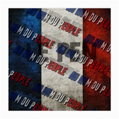 Marine Le Pen Medium Glasses Cloth (2-side) by Valentinaart