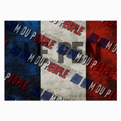 Marine Le Pen Large Glasses Cloth (2-side) by Valentinaart