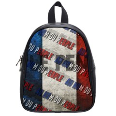 Marine Le Pen School Bags (small)  by Valentinaart