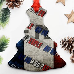 Marine Le Pen Christmas Tree Ornament (two Sides) by Valentinaart