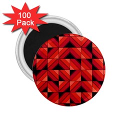 Fake Wood Pattern 2 25  Magnets (100 Pack)  by linceazul