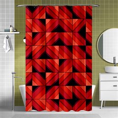 Fake Wood Pattern Shower Curtain 48  X 72  (small)  by linceazul