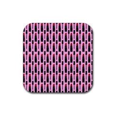 Makeup Rubber Coaster (square)  by Valentinaart