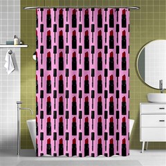 Makeup Shower Curtain 48  X 72  (small)  by Valentinaart