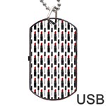 Makeup Dog Tag USB Flash (Two Sides) Back