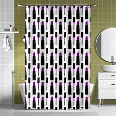 Makeup Shower Curtain 48  X 72  (small)  by Valentinaart