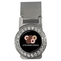 Five Donuts In One Minute  Money Clips (cz)  by Valentinaart