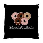 Five donuts in one minute  Standard Cushion Case (Two Sides) Front