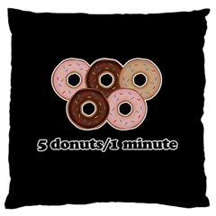 Five Donuts In One Minute  Standard Flano Cushion Case (one Side) by Valentinaart