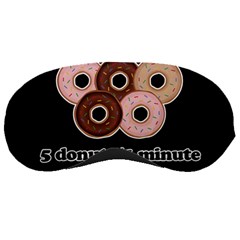 Five Donuts In One Minute  Sleeping Masks by Valentinaart