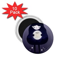 Moon 1 75  Magnets (10 Pack) 