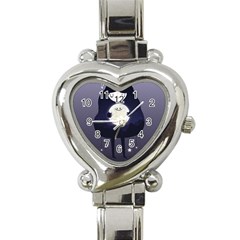 Moon Heart Italian Charm Watch