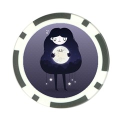 Moon Poker Chip Card Guard