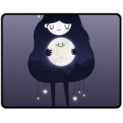 Moon Fleece Blanket (medium) 