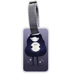 Moon Luggage Tags (one Side)  by Mjdaluz