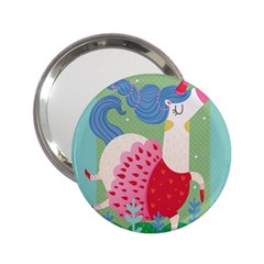 Unicorn 2 25  Handbag Mirrors