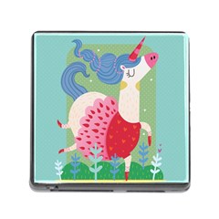 Unicorn Memory Card Reader (square) by Mjdaluz