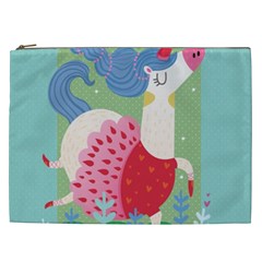 Unicorn Cosmetic Bag (xxl)  by Mjdaluz