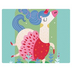 Unicorn Double Sided Flano Blanket (medium) 