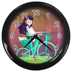 Bikeride Wall Clocks (black) by Mjdaluz